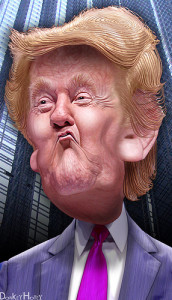 Caricature of Donald Trump by DonkeyHotey, Creative Commons License: https://www.flickr.com/photos/donkeyhotey/5471912349/sizes/m/in/photostream/