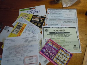Scary warnings and official-looking documents from Publishers Clearing House