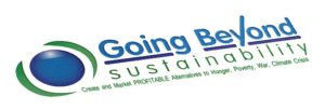https://goingbeyondsustainability.com logo and tagline