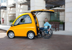 Kangaroo electric wheelchair car—One way to rethink transportation for wheelchair users