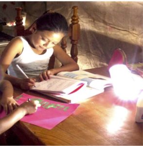 Social-good products like this solar-powered LED lamp make a difference AND a profit